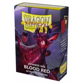 Dragon Shield - Matte Japanese Sleeves - Blood Red 'Juusouken' (60)
