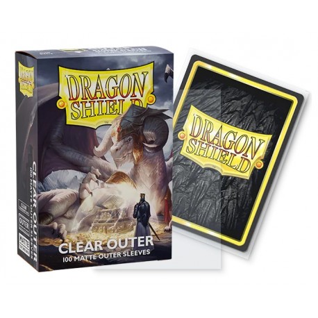 Dragon Shield - Outer Sleeves Matte clear (100ct)