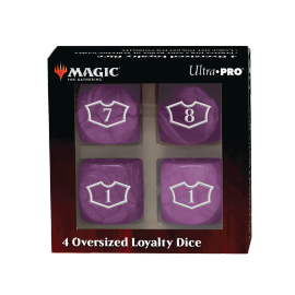 Deluxe 22MM Swamp Loyalty Dice Set with 7-12 for Magic: The Gathering