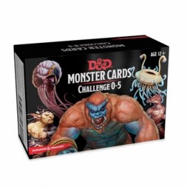 D&D Monster Cards -Challenge 0-5 (177cards )