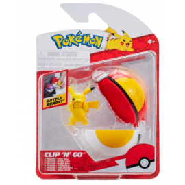 Pokemon - Clip'n Go  -PIKACHU 8 & FAST BALL