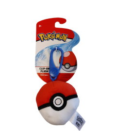 Pokemon Clip on Plush Poke Ball piece