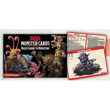 D&D Monster Cards: Volo's Guide to Monsters (81 cards)
