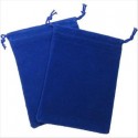Small Suedecloth Dice Bags (4" Wide × 6" Tall) - Royal Blue