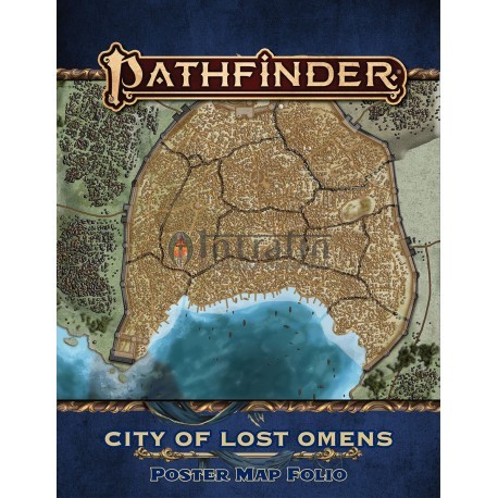 Pathfinder City of Lost Omens Poster Map Folio