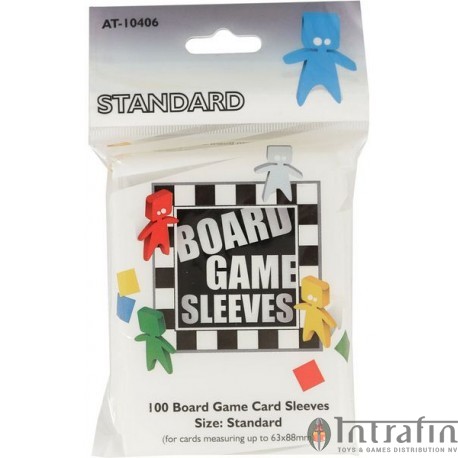 Board Game Sleeves Clear - Standard (63x88mm) 100x10p