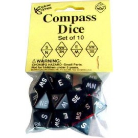 D8 Compass Dice  (10)