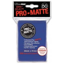 Pro Matte Standard Sleeves Blue Display (12x50)