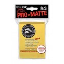 Pro Matte Standard Sleeves Yellow Display (12x50)