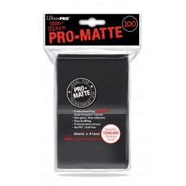Pro Matte Standard Sleeves Black 100ct