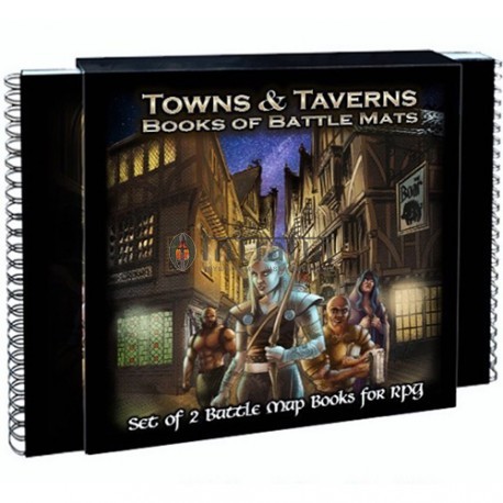 Books of Battle Mats: Towns & Taverns