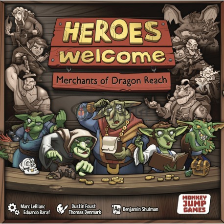 Heroes Welcome: Merchants of dragon Reach (boxed boardgame)