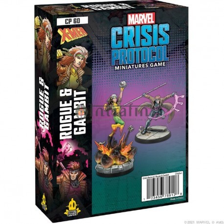Marvel Crisis Protocol Gambit and Rogue- miniatures