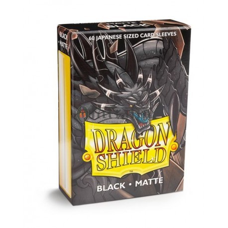 Dragon Shield - Matte Japanese Sleeves- Black (60)