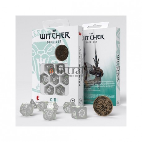 The Witcher Dice Set. Ciri, The Lady of Space and Time