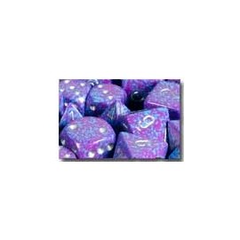 Speckled 12mm d6 with pips Dice Blocks (36 Dice) - Silver Tetra