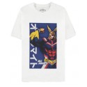 My Hero Academia - All Might Poster White Men's  T-Shirt EXTRA LARGE