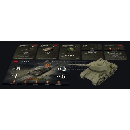 World of Tanks Expansion - Soviet (T-34-85) - European Languages - Miniature Game
