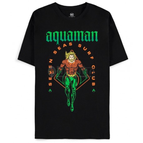 Aquaman - Black Short Sleeved T-shirt 2XL