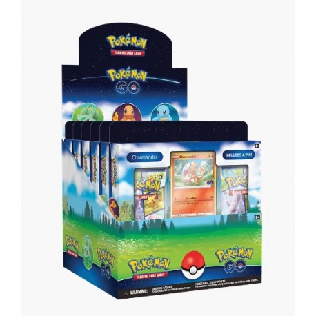 Pokemon GO Pin box Display 6 packs